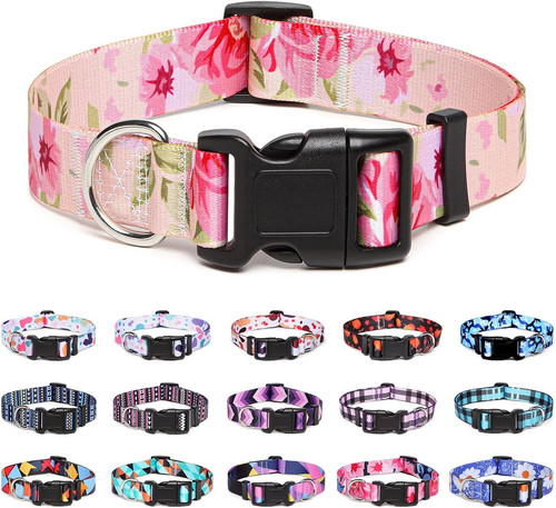 Adjustable nylon dog collar - nylon,
