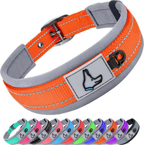 Reflective dog collar large - reflective,