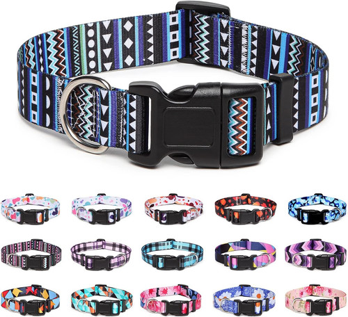 Adjustable nylon dog collar - adjustable,