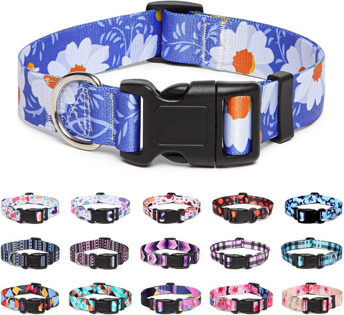 Adjustable nylon dog collar - adjustable,