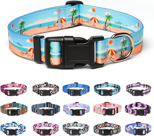 Adjustable nylon dog collar - adjustable,