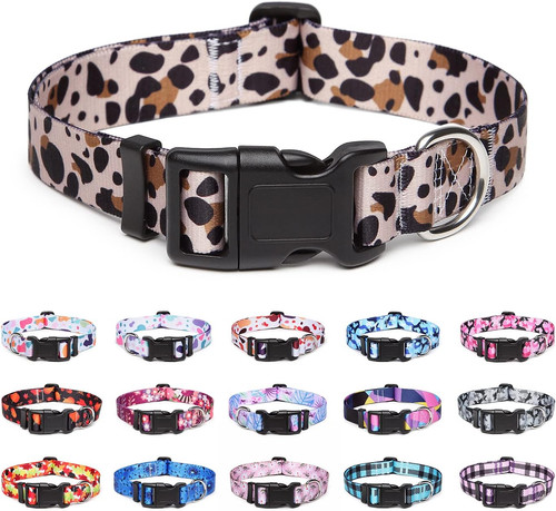 Adjustable nylon dog collar - nylon,