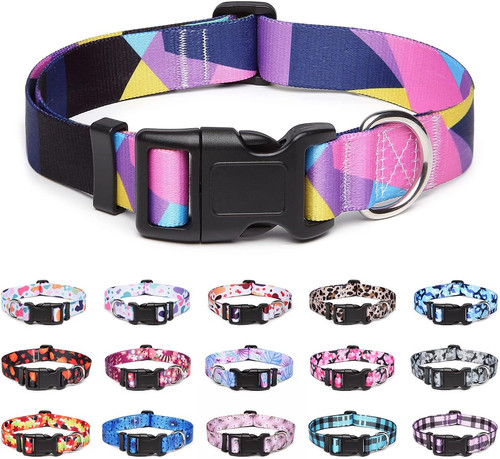 Adjustable nylon dog collar - nylon,