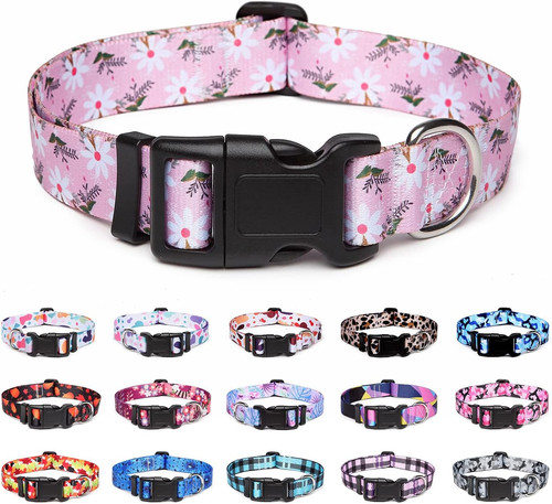 Adjustable nylon dog collar - adjustable,