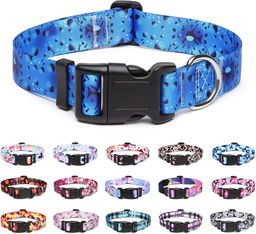 Adjustable nylon dog - dog, collar