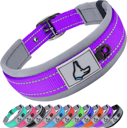 Reflective dog collar small - reflective,